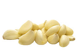 白色健康佐料大蒜头粒实物