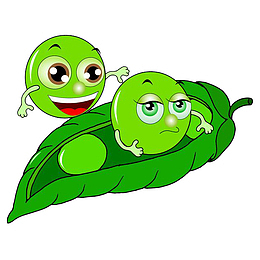 可爱的豌豆宝宝