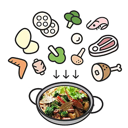 微辣麻辣香锅多种食材