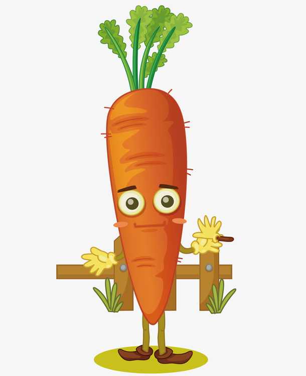 卡通胡萝卜