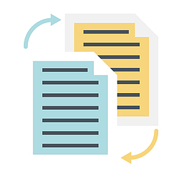 彩色纸张交换元素