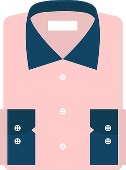 卡通粉色衬衫免抠png