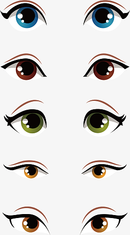 漫画眼睛3d眼睛素材免费下载_觅元素