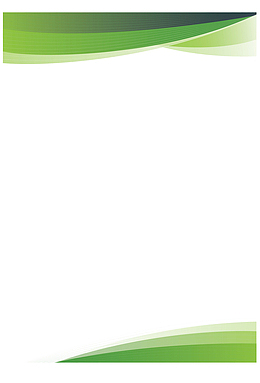 商务传单绿色边框