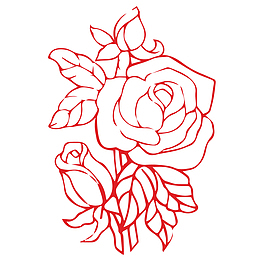 玫瑰花背景设计素材
