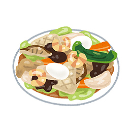 一盘蔬菜鲜肉沙拉