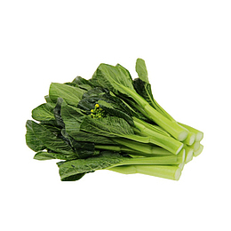 几根新鲜营养健康的绿色菜心食物