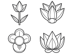 花朵简笔画
