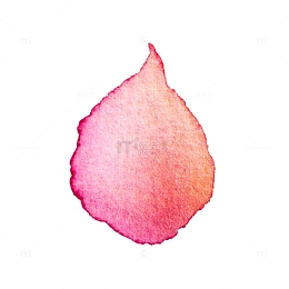 高清免抠手绘水彩花瓣素材
