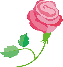 玫瑰花月季花矢量