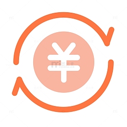 彩色扁平化金币退换