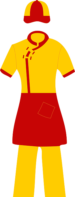 餐厅女服务员服装