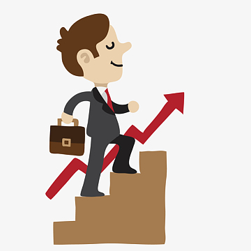 卡通商务男士矢量图