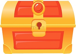 创意金红色的百宝箱