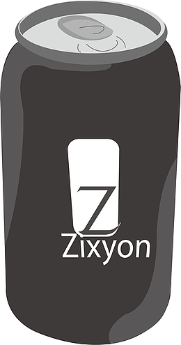 矢量企业公司办公饮料罐VI样机