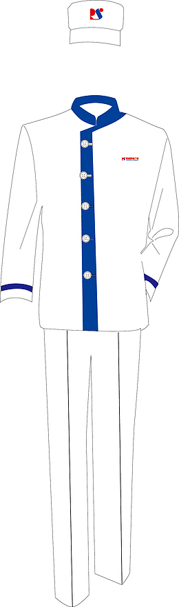 白色厨师服装图