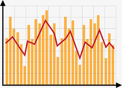 柱状统计图素材_柱状统计图图片元素-觅元素