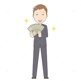 发工资的商务人士设计