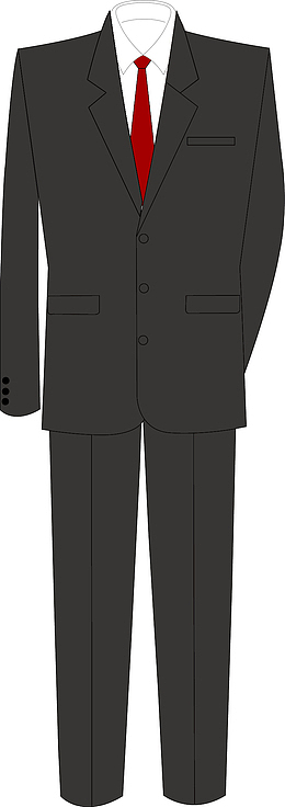 黑色西服套装