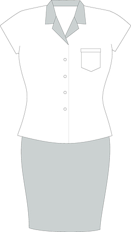 女装衬衫矢量图