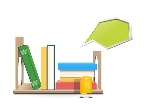 卡通书架