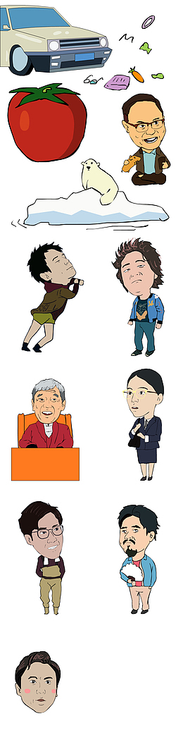 西虹市首富卡通手绘
