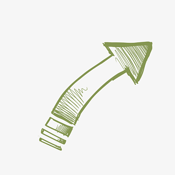 标签箭头指向边框手绘元素aipng木质箭头带石头设计图psdpng橙色指向