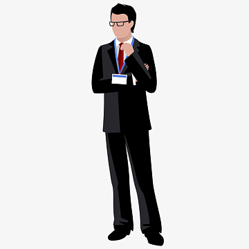 手绘商业讨论场景png商务人物矢量素材png卡通商务人物矢量素材aipng