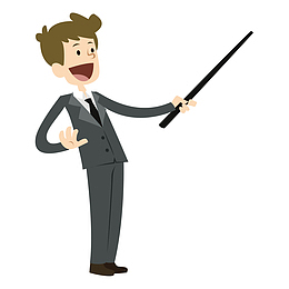 扁平化招聘人物矢量