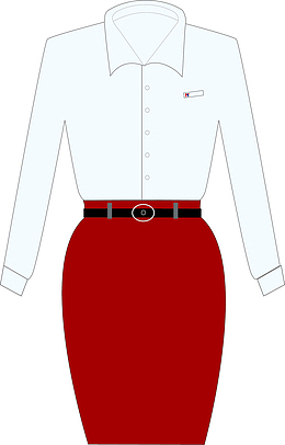 女性服装套装图