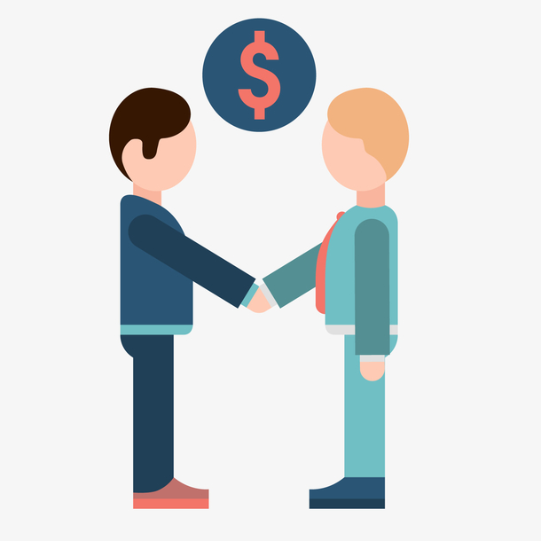 彩色扁平化交易元素免抠素材免费下载_觅元素51yuansu.com