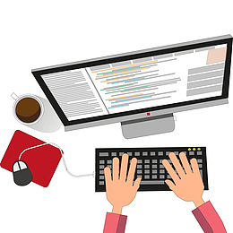 商务人士文件制作矢量图