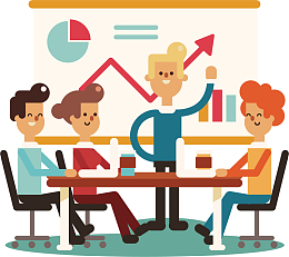 矢量图商务办公人