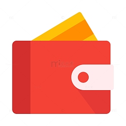 扁平化钱包PNG下载