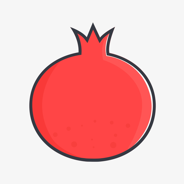 扁平化石榴png下载