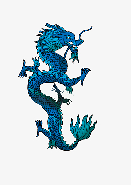 游戏蓝色中国龙