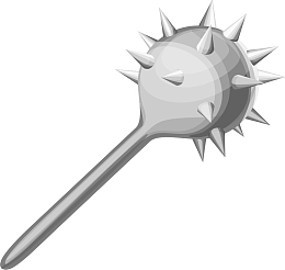 卡通游戏榔头图标道具