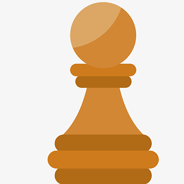 手绘卡通国际象棋棋子兵