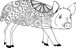 秘密花园填色游戏样式花纹装饰