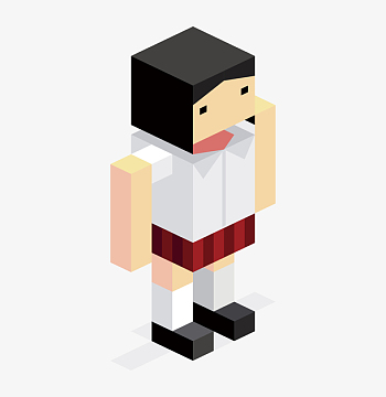 方块人png游戏场景人物jpg卡通绿色的僵尸人物设计aipng卡通素材人物