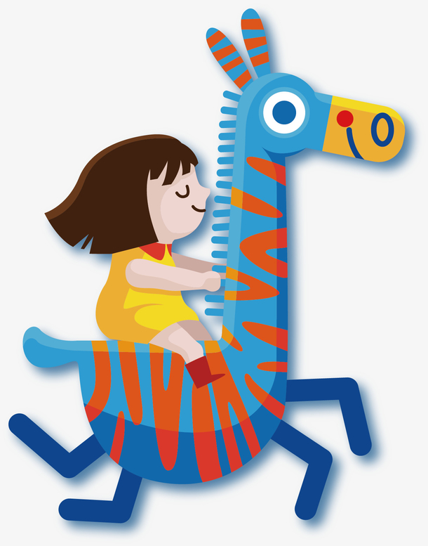 矢量图玩游戏的孩子