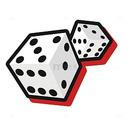 红色阴影白色筛子矢量