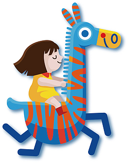 矢量图玩游戏的孩子