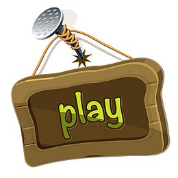 卡通矢量手绘游戏play