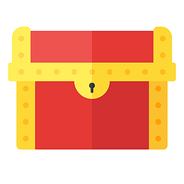 卡通游戏里的宝箱设计