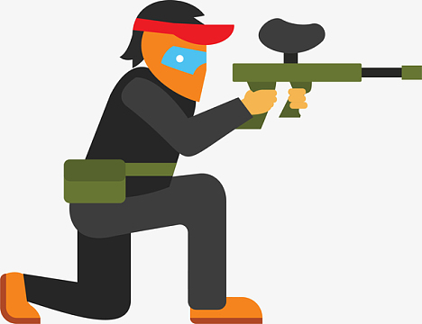 动漫男拿枪素材_动漫男拿枪图片元素-觅元素