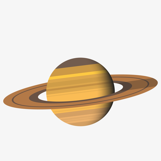 灰色创意圆弧木星元素