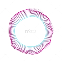 圆形彩色素材图案