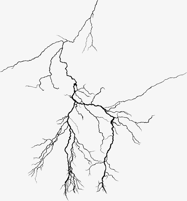 边条水墨裂纹笔刷