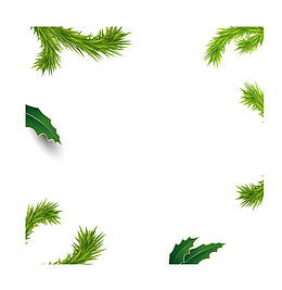 绿色植物框架